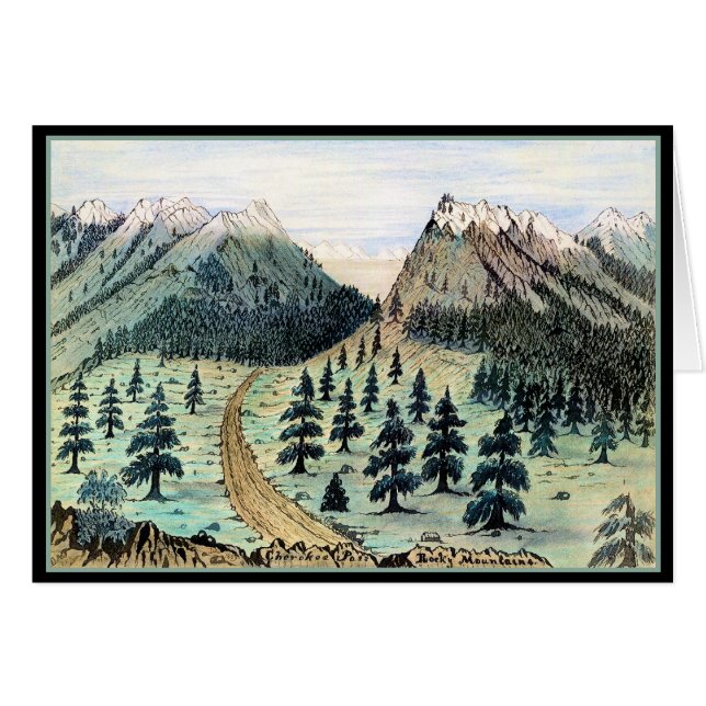 Cherokee Pass Rocky Mountains (Voorkant Horizontaal)