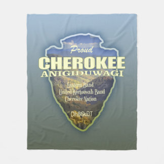 Cherokee (pijlpunt) fleece deken