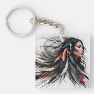 Cherokee Pride 4 Sleutelhanger