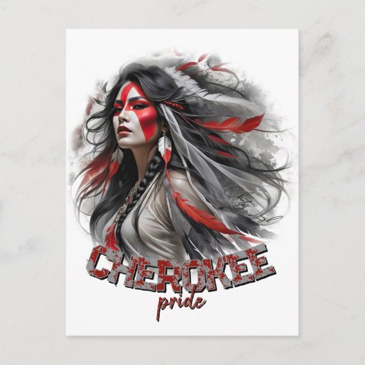 Cherokee Pride Briefkaart (Voorkant)