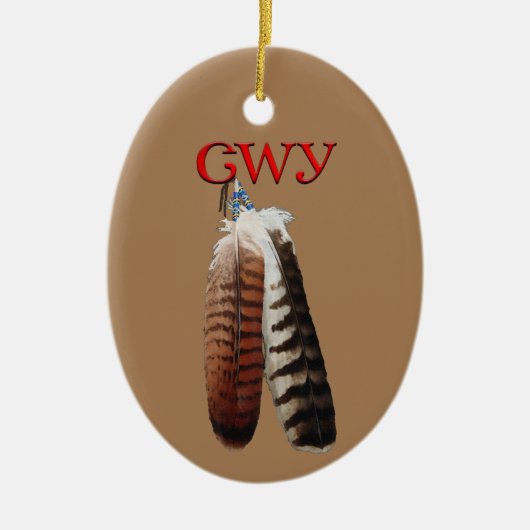 Cherokee Pride Keramisch Ornament (Voorkant)