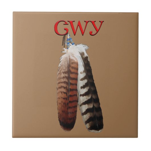 Cherokee Pride Tegeltje (Voorkant)