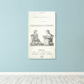 Cherokee Primer, 1845 (graving) Canvas Afdruk (Insitu (Houten vloer))