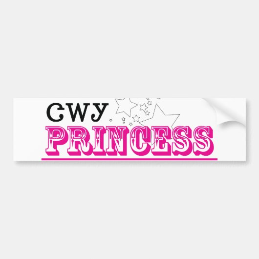 Cherokee Princess Bumpersticker (Voorkant)