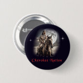 Cherokee Ronde Button 5,7 Cm (Voorkant /achterkant)