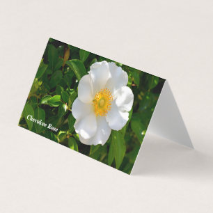 Cherokee Roos Flower vouding card Kaart