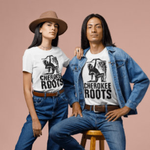 CHEROKEE ROOTS - T-shirts INDIENS AMÉRICAINS NATIF