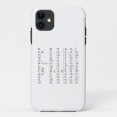 Cherokee Syllabary Customize Case-Mate iPhone Case (Achterkant)