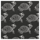 Cherokee Turtle in Pet Stof (Close Up)