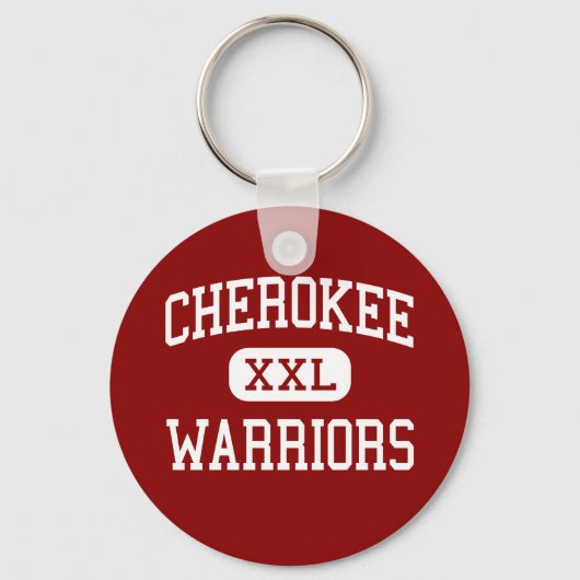 Cherokee - Warriors - High School - Kanton Georgia Sleutelhanger (Voorkant)