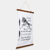 Cherokee Wisdom Hangend Wandkleed (Gebogen)