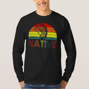 Cherokees Indian Natives American  Retro T-shirt