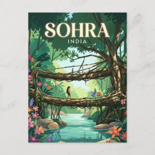 Cherrapunji India Briefkaart