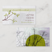 Cherri Bird [groene] Visitekaartjes (Voorkant / Achterkant)