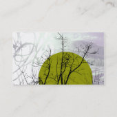 Cherri Bird [vert] Carte de visite (Dos)