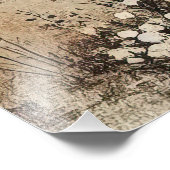 Cherrie Tree Old Photo Graphic Design Foto Afdruk (Hoek)