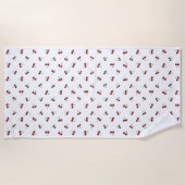 Cherries Beach Handdoek (Voorkant)