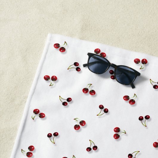Cherries Beach Handdoek (In situ)