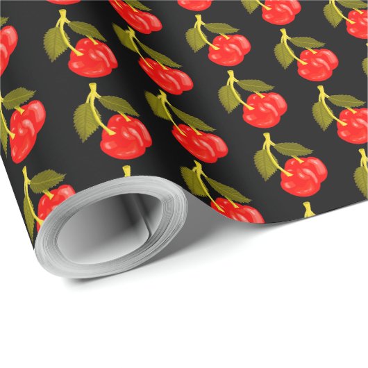 Cherries Cadeaupapier (Rol Hoek)