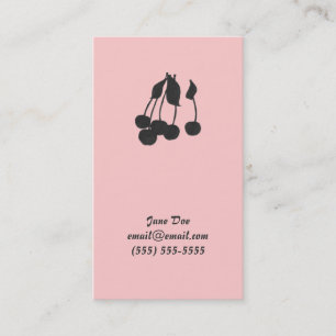 Cherries Calling Card Contactkaartje