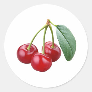 Cherries Cherry Ronde Sticker