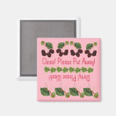 Cherries dishwasher magnet magneet (Voorkant / Achterkant)