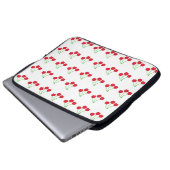 Cherries Electronics Bag Laptop Sleeve (Voorkant onderkant)