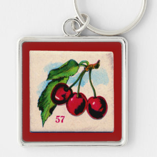 Cherries Game-kaart Sleutelhanger