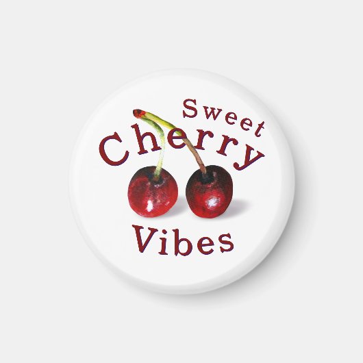 Cherries Magnet Magneet (Voorkant)