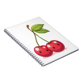 Cherries notebook notitieboek (Rechterzijde)