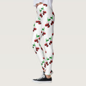 Cherries on White Leggings (Links)
