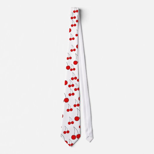 Cherries Pattern. Stropdas (Voorkant)