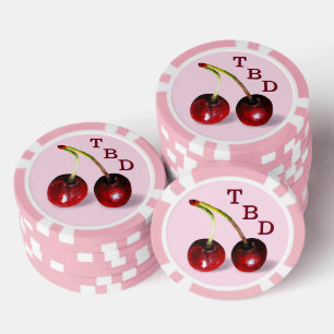 Cherries Poker Chips