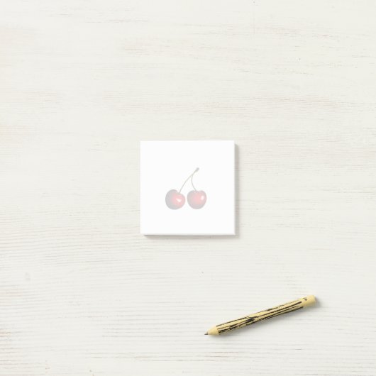 Cherries Post-it® Notes (Op bureau)
