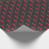 Cherries red cadeaupapier (Hoek)