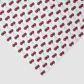Cherries Ripe Red Cherry Summer Fruit Print Tissuepapier (Detail)