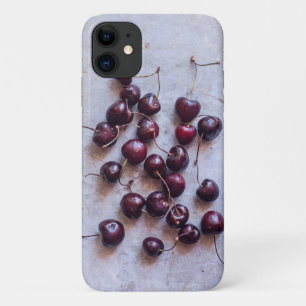 Cherries Stone Coaster iPhone 11 Hoesje