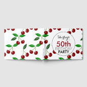 Cherry 50th Birthday Party Livre d'invité (Complet)