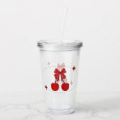 Cherry Acryl Drinkbeker (Achterkant)