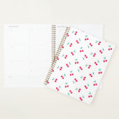 Cherry Aesthetics Cherry Pattern White Planner (Display)