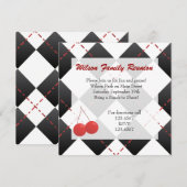 Cherry Argyle Kaart (Voorkant / Achterkant)
