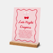 Cherry Baby shower Late Night Diapers Jeu (Angle)