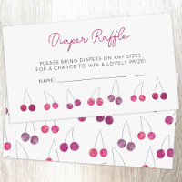Cherry Baby shower Luier Raffle