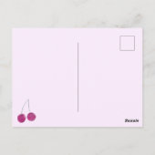 Cherry Baby shower rose Invitation (Dos)