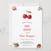CHERRY BABYSHOWE INVITATION (Devant)