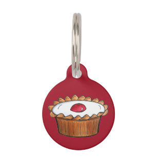 Cherry Bakewell Tart British Food UK Pastry Baking Huisdierpenning