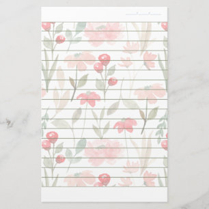 Cherry Berry Pattern-schrijfpapier met deksel Briefpapier