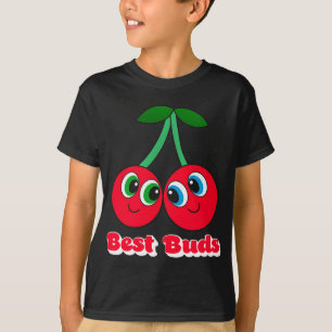 Cherry Beste Meisje Vriend Vriendin Smile Twin Ber T-shirt