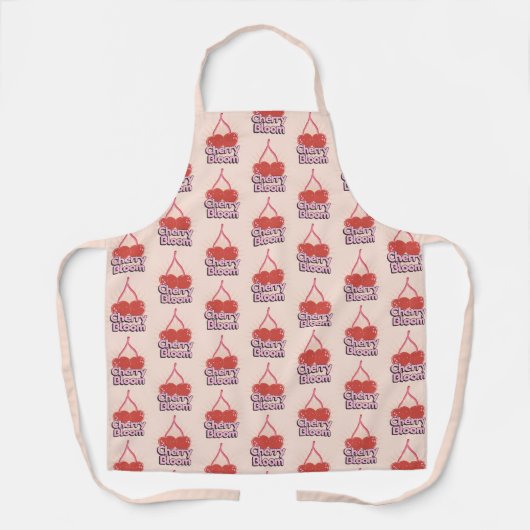 Cherry Bloom Apron Schort (Voorkant)