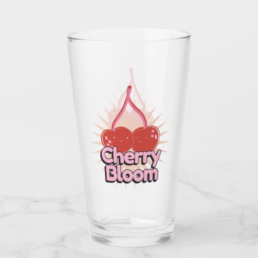 Cherry Bloom Glas (Voorkant)